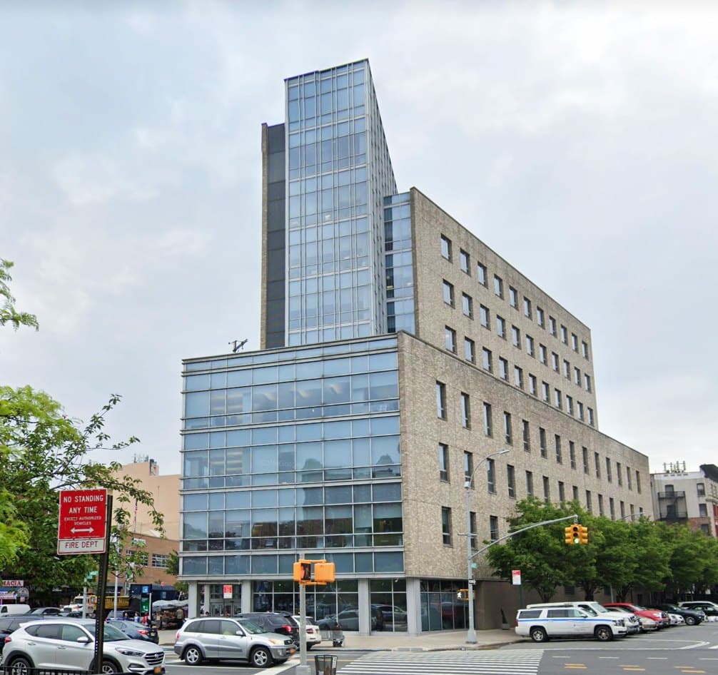 Harlem Hospital Center, A new hospital that carries the neighborhood's own murals into its glass.