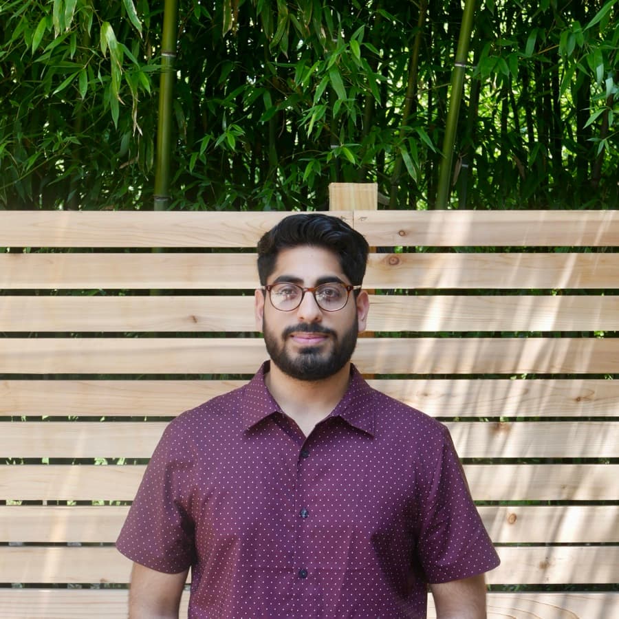 A Calderón Architecture intern, photographed at the studio